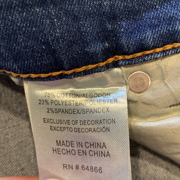 Modern Culture SZ 36 x 34 Distressed Moto Style Denim Blue Jeans New S - Picture 12 of 15